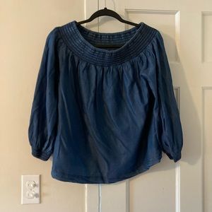 Gap off shoulder blouse